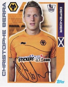 Sticker Christophe Berra - Premier League Inglese 2011-2012 n. 446 - Topps