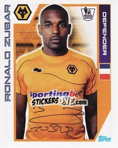 Sticker Ronald Zubar - Premier League Inglese 2011-2012 n. 451 - Topps