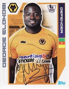 Sticker George Elokobi - Premier League Inglese 2011-2012 n. 452 - Topps