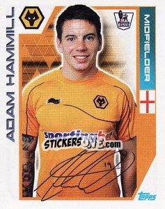 Sticker Adam Hammill - Premier League Inglese 2011-2012 n. 457 - Topps