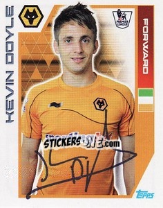 Sticker Kevin Doyle - Premier League Inglese 2011-2012 n. 460 - Topps