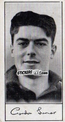 Cromo Gordon Turner - Famous Footballers (A5) 1957
 - Barratt & Co.
