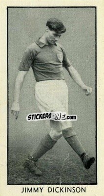 Sticker Jimmy Dickinson - Famous Footballers 1957
 n. 12 - D.C. Thomson