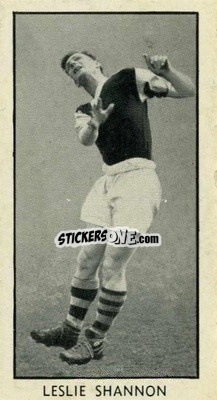 Sticker Les Shannon - Famous Footballers 1957
 - D.C. Thomson