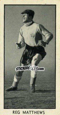 Sticker Reg Matthews - Famous Footballers 1957
 n. 21 - D.C. Thomson