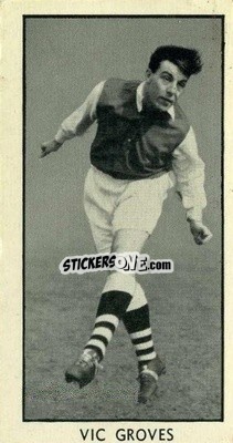 Figurina Vic Groves - Famous Footballers 1957
 n. 9 - D.C. Thomson