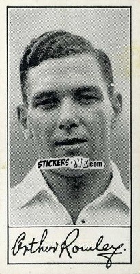 Cromo Arthur Rowley - Famous Footballers (A4) 1956
 n. 37 - Barratt & Co.
