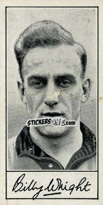 Sticker Billy Wright - Famous Footballers (A4) 1956
 n. 59 - Barratt & Co.
