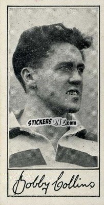 Sticker Bobby Collins - Famous Footballers (A4) 1956
 n. 16 - Barratt & Co.
