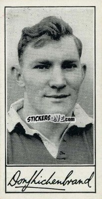 Sticker Don Kitchenbrand - Famous Footballers (A4) 1956
 n. 20 - Barratt & Co.
