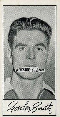 Sticker Gordon Smith - Famous Footballers (A4) 1956
 - Barratt & Co.
