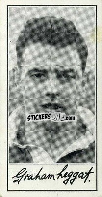 Sticker Graham Leggat - Famous Footballers (A4) 1956
 n. 41 - Barratt & Co.
