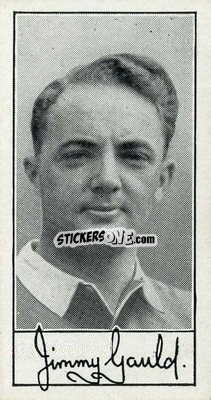 Sticker Jimmy Gauld - Famous Footballers (A4) 1956
 - Barratt & Co.
