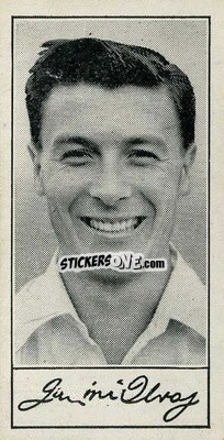 Sticker Jimmy McIlroy - Famous Footballers (A4) 1956
 - Barratt & Co.
