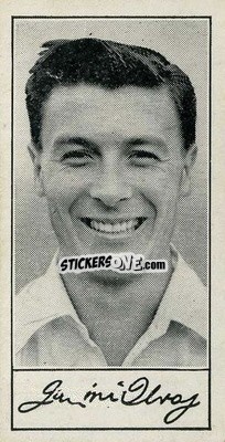 Sticker Jimmy McIlroy - Famous Footballers (A4) 1956
 n. 49 - Barratt & Co.
