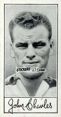 Cromo John Charles - Famous Footballers (A4) 1956
 - Barratt & Co.
