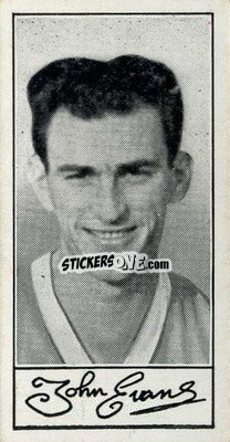Sticker John Evans - Famous Footballers (A4) 1956
 - Barratt & Co.
