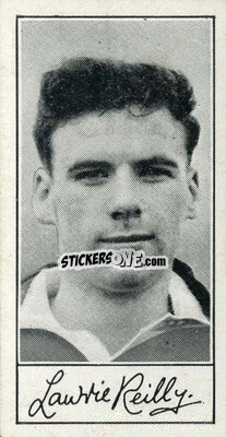 Sticker Lawrie Reilly - Famous Footballers (A4) 1956
 n. 22 - Barratt & Co.
