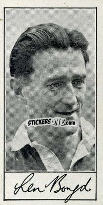 Cromo Len Boyd - Famous Footballers (A4) 1956
 - Barratt & Co.
