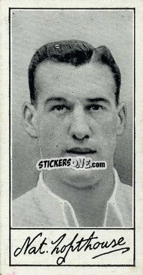 Cromo Nat Lofthouse - Famous Footballers (A4) 1956
 - Barratt & Co.
