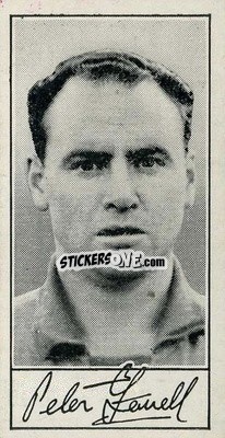 Sticker Peter Farrell - Famous Footballers (A4) 1956
 n. 19 - Barratt & Co.
