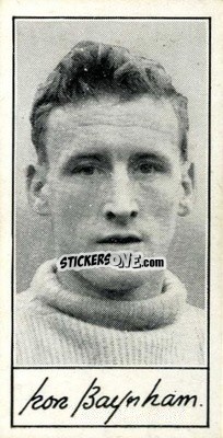 Sticker Ron Baynham - Famous Footballers (A4) 1956
 - Barratt & Co.
