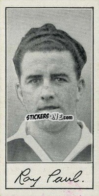 Sticker Roy Paul - Famous Footballers (A4) 1956
 n. 30 - Barratt & Co.
