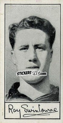 Sticker Roy Swinbourne - Famous Footballers (A4) 1956
 n. 24 - Barratt & Co.
