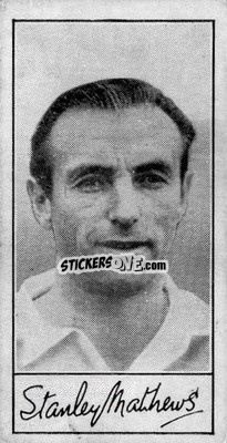 Sticker Stanley Matthews - Famous Footballers (A4) 1956
 - Barratt & Co.
