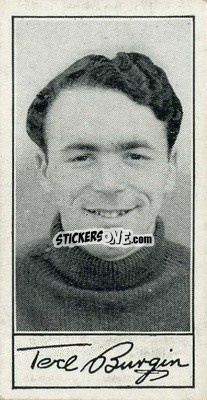 Sticker Ted Burgin - Famous Footballers (A4) 1956
 n. 55 - Barratt & Co.
