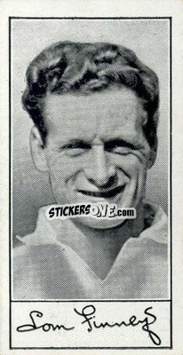 Sticker Tom Finney - Famous Footballers (A4) 1956
 n. 33 - Barratt & Co.
