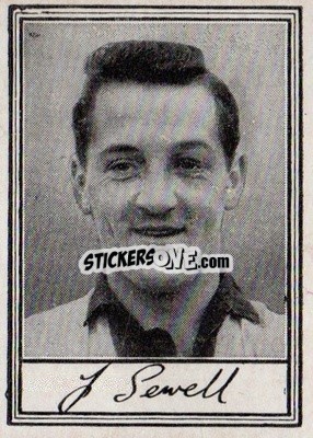 Sticker Jackie Sewell - Famous Footballers (A3) 1955
 - Barratt & Co.
