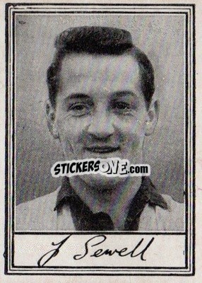 Sticker Jackie Sewell - Famous Footballers (A3) 1955
 n. 48 - Barratt & Co.
