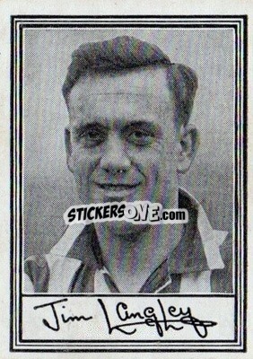 Cromo Jim Langley - Famous Footballers (A3) 1955
 - Barratt & Co.
