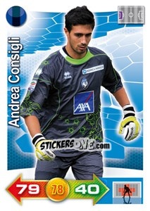 Cromo Andrea Consigli - Calciatori 2011-2012. Adrenalyn XL - Panini