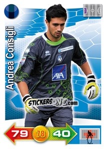 Sticker Andrea Consigli - Calciatori 2011-2012. Adrenalyn XL n. 1 - Panini