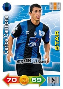 Figurina Carlos Carmona - Calciatori 2011-2012. Adrenalyn XL - Panini