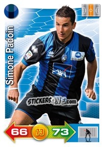 Sticker Simone Padoin - Calciatori 2011-2012. Adrenalyn XL n. 8 - Panini
