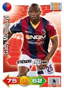 Sticker Gaby Mudingayi - Calciatori 2011-2012. Adrenalyn XL n. 26 - Panini