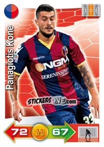 Sticker Panagiotis Kone - Calciatori 2011-2012. Adrenalyn XL n. 27 - Panini
