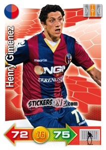 Sticker Henry Gimenez - Calciatori 2011-2012. Adrenalyn XL - Panini