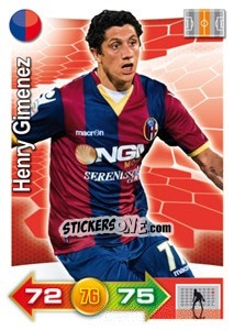 Cromo Henry Gimenez - Calciatori 2011-2012. Adrenalyn XL - Panini