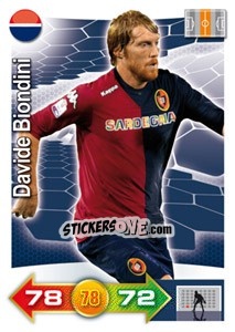 Cromo Davide Biondini - Calciatori 2011-2012. Adrenalyn XL n. 41 - Panini