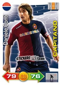 Sticker Daniele Conti (Capitano) - Calciatori 2011-2012. Adrenalyn XL n. 42 - Panini