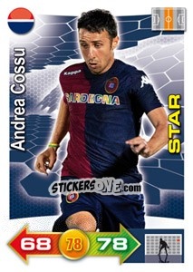Cromo Andrea Cossu - Calciatori 2011-2012. Adrenalyn XL n. 44 - Panini