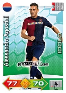 Sticker Alessandro Agostini - Calciatori 2011-2012. Adrenalyn XL n. 50 - Panini