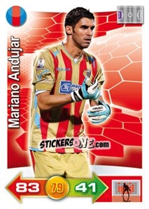 Sticker Mariano Andujar - Calciatori 2011-2012. Adrenalyn XL - Panini