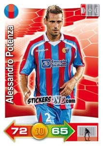 Cromo Alessandro Potenza - Calciatori 2011-2012. Adrenalyn XL - Panini