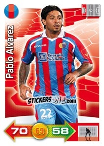 Figurina Pablo Alvarez - Calciatori 2011-2012. Adrenalyn XL - Panini