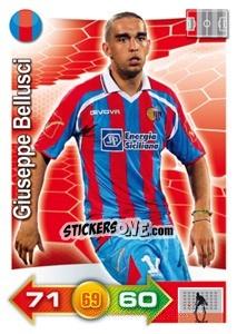 Sticker Giuseppe Bellusci - Calciatori 2011-2012. Adrenalyn XL n. 56 - Panini